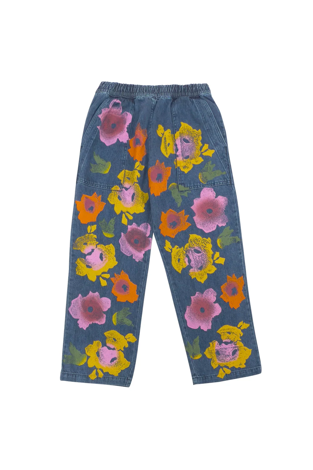 Floral Denim Ocean Pant - Image 3