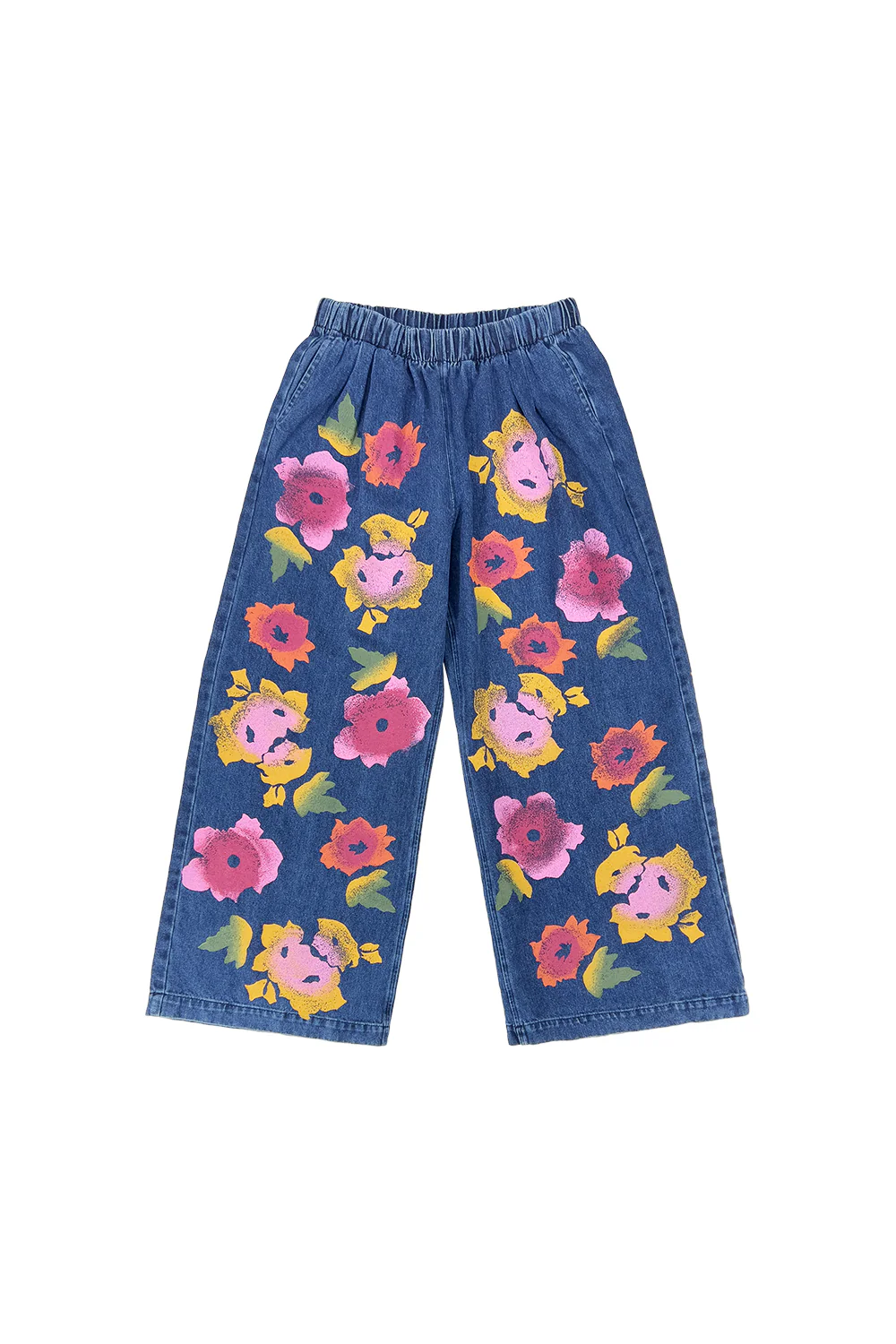 Floral Denim Disco Pant - Image 7