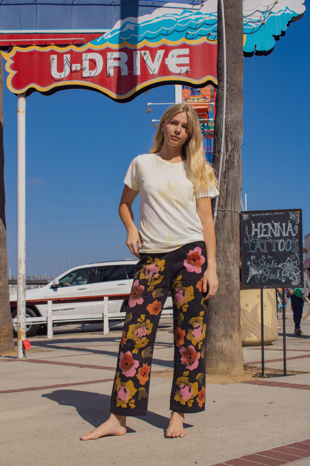 Floral Ocean Pant