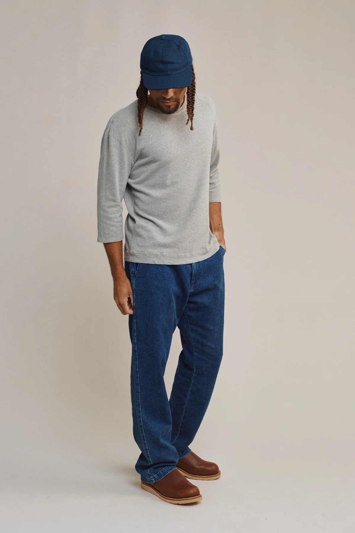Heathered Cardiff 3/4 Sleeve Tee - Image 5