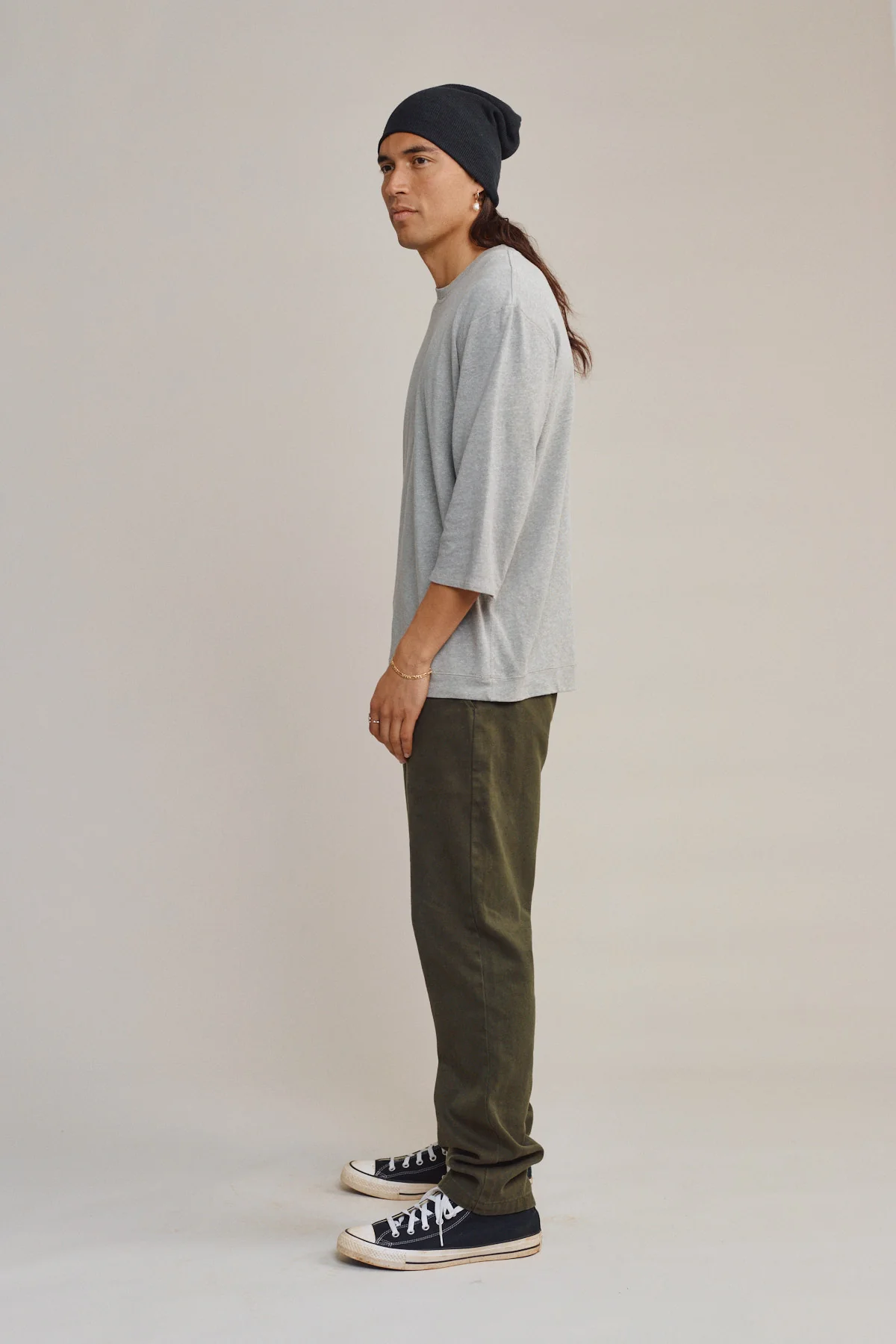 Heathered Cardiff 3/4 Sleeve Tee - Image 6