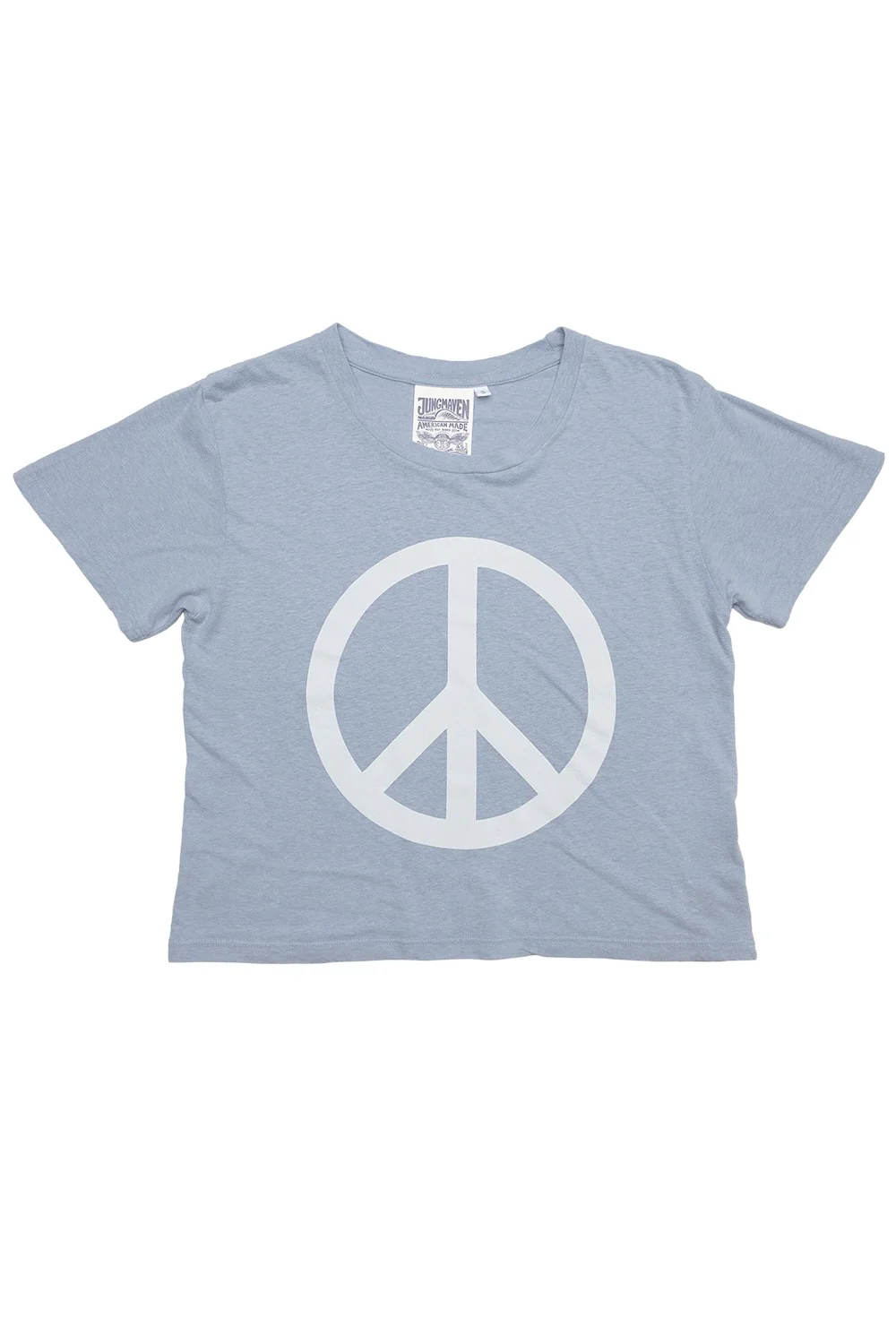 Peace Cropped Lorel Tee