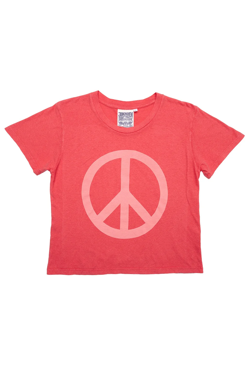 Peace Cropped Lorel Tee - Image 4