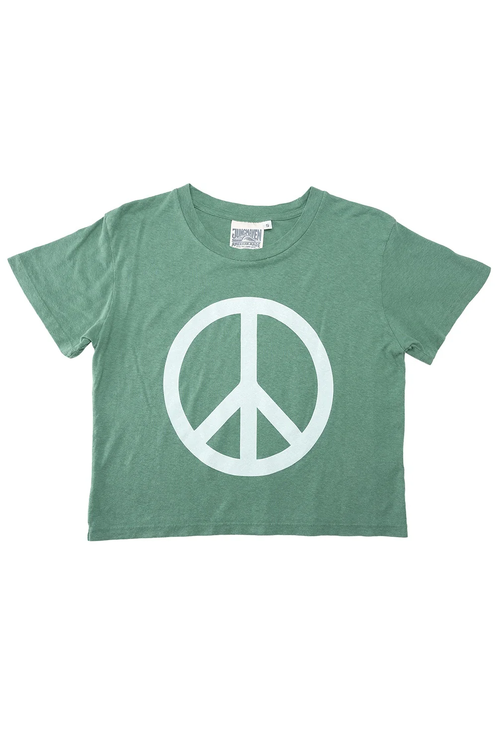 Peace Cropped Lorel Tee - Image 5