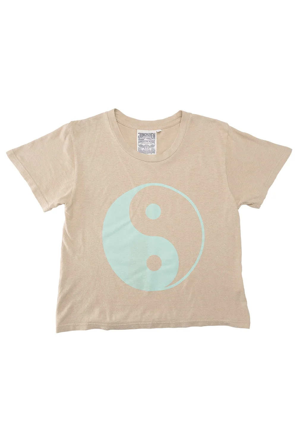 Yin Yang Cropped Lorel Tee - Image 3