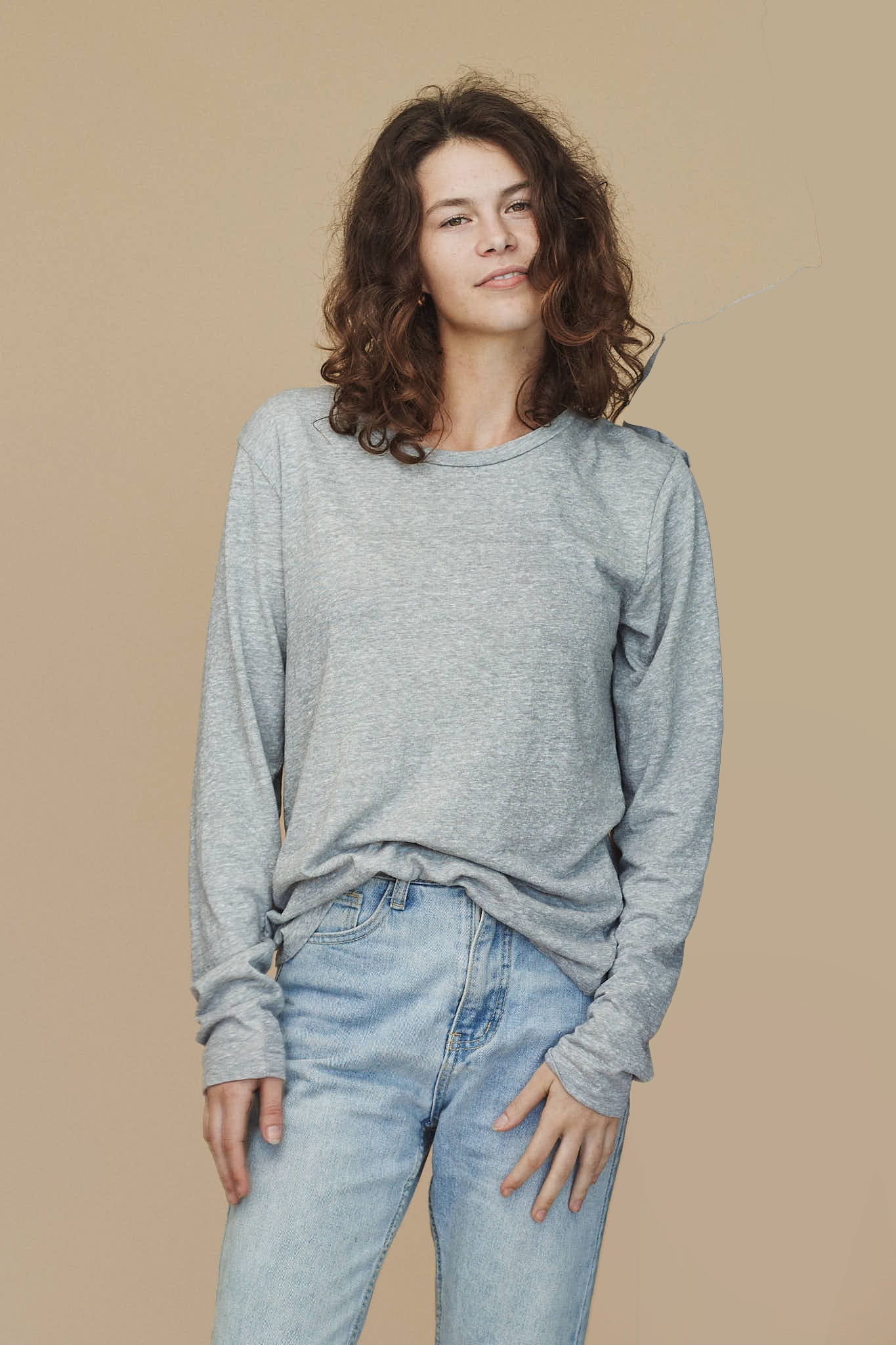 Heathered Encanto Long Sleeve Tee - Image 9