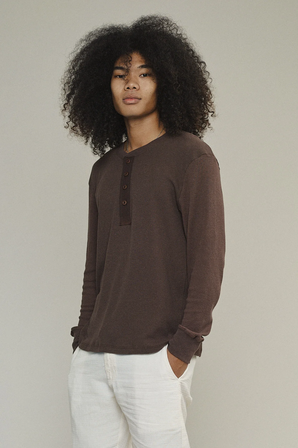 Owl Henley Tee