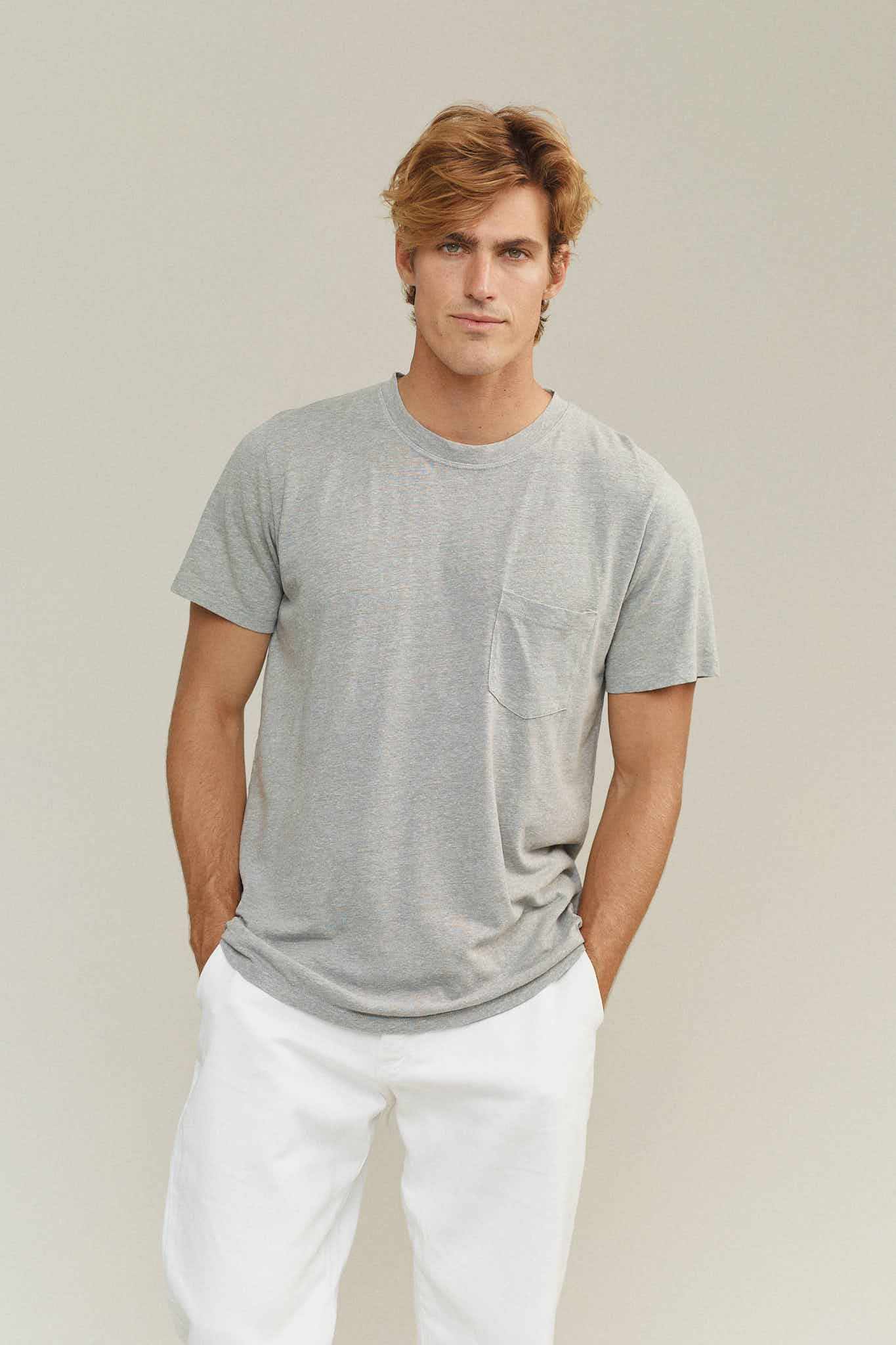 Heathered Jung Pocket Tee - Image 10