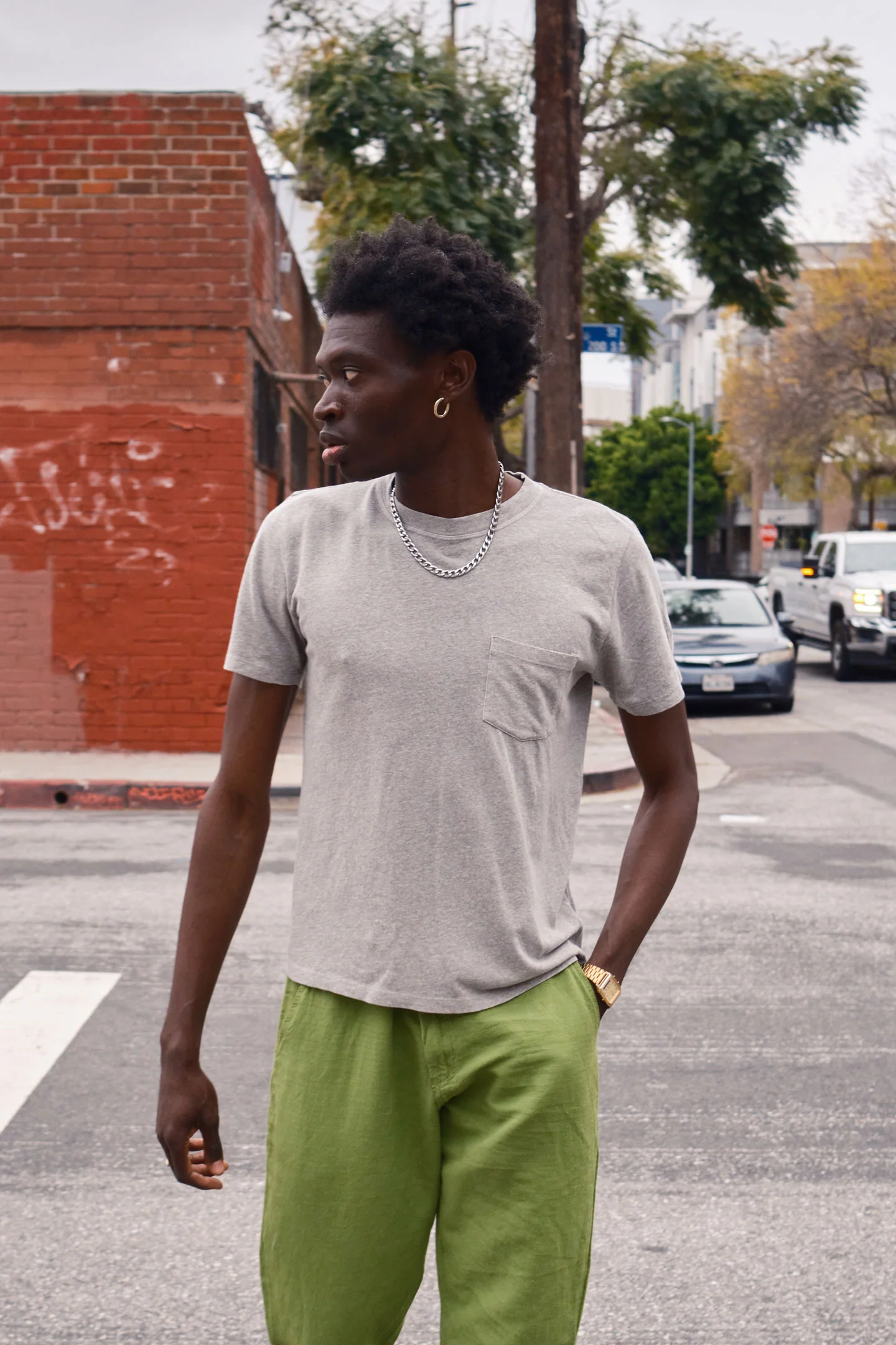 Heathered Jung Pocket Tee - Image 16