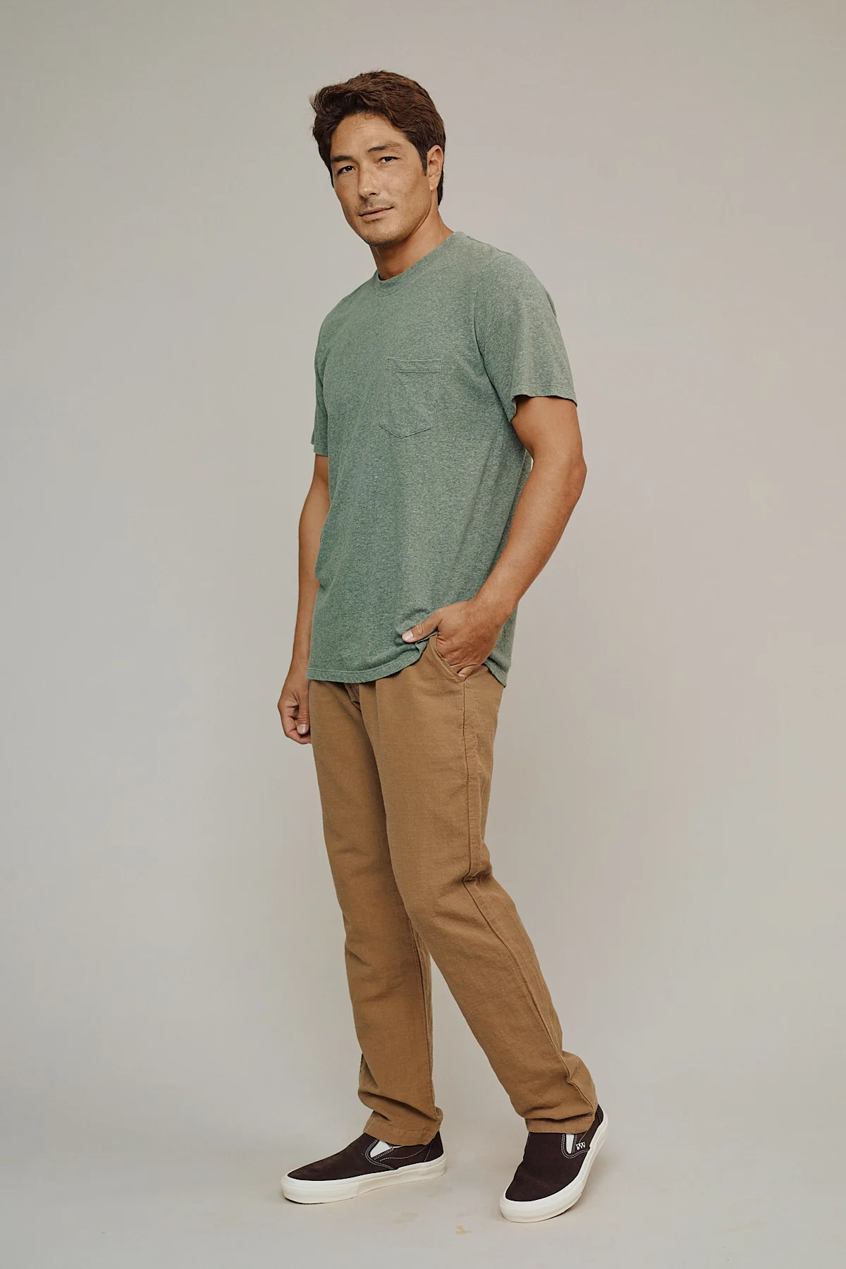 Heathered Jung Pocket Tee - Image 6
