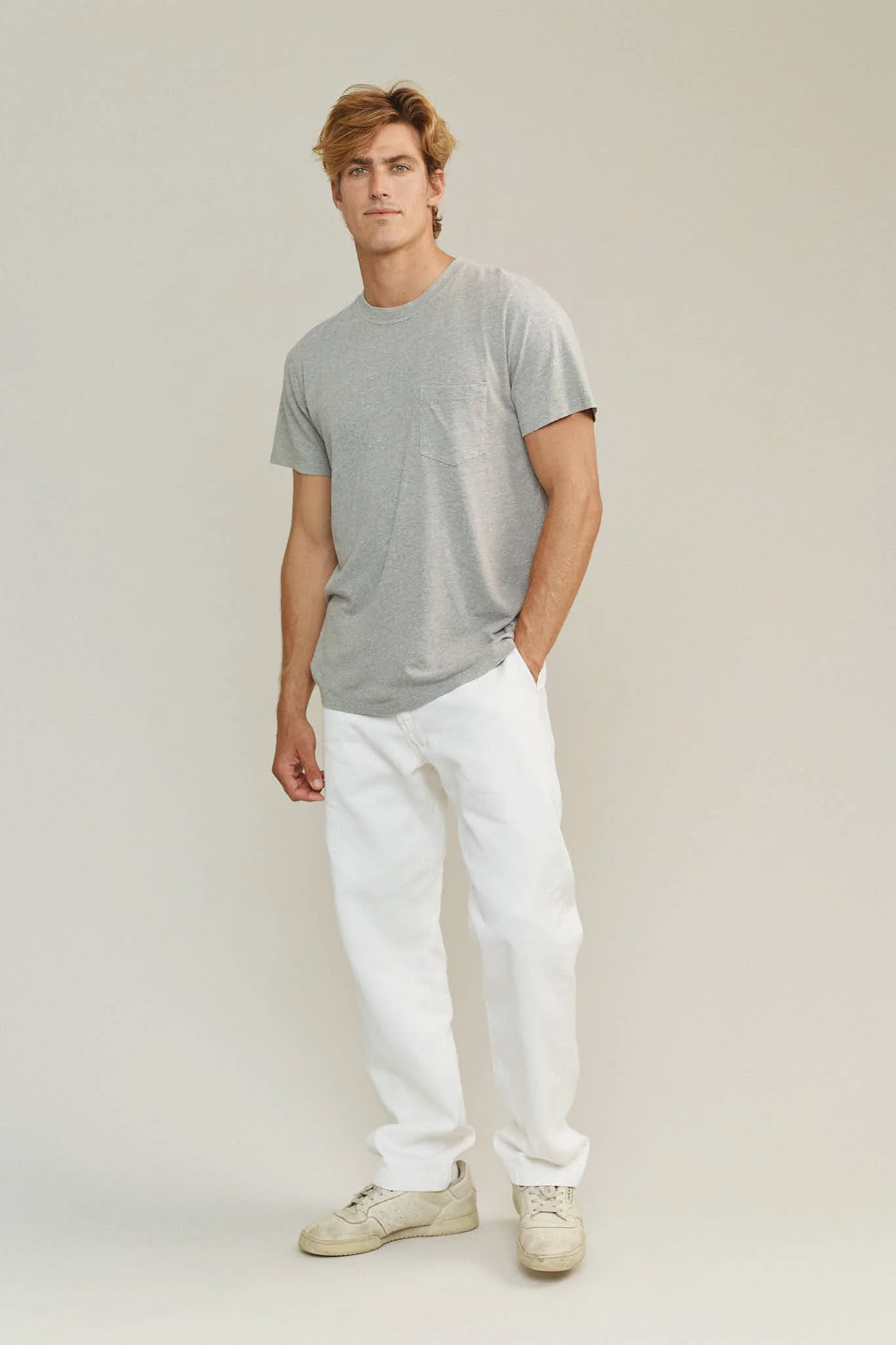 Heathered Jung Pocket Tee - Image 7