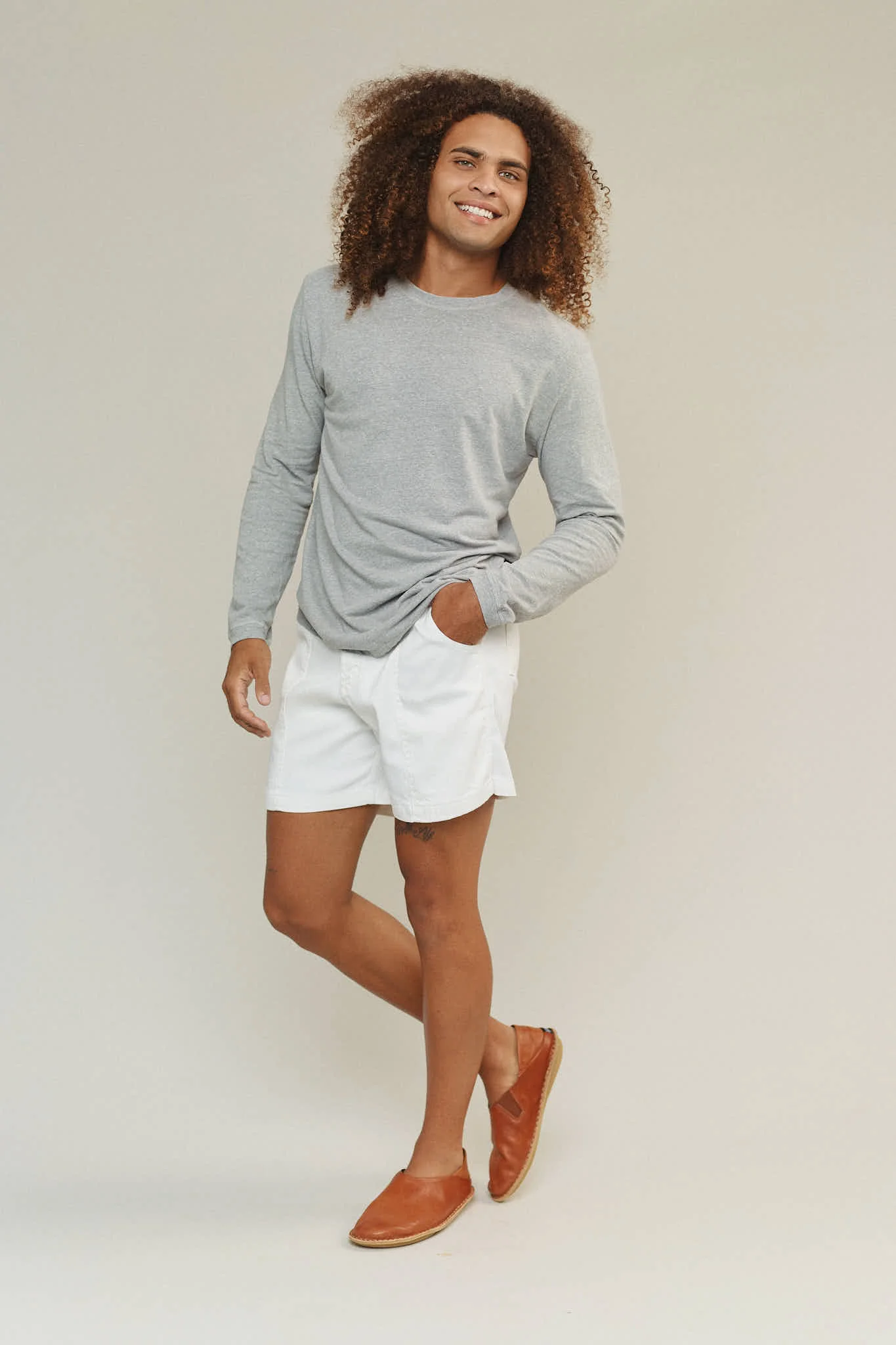 Heathered Jung Long Sleeve Tee - Image 4