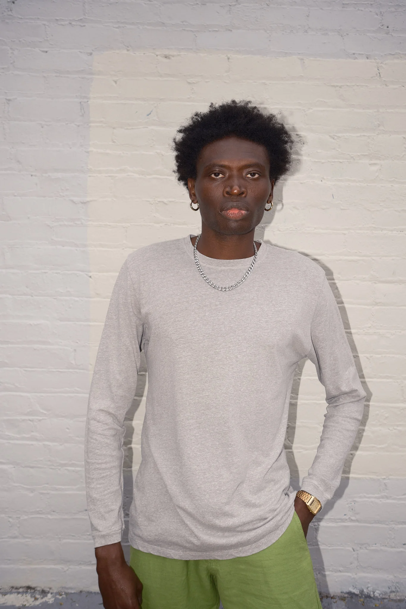 Heathered Jung Long Sleeve Tee - Image 7