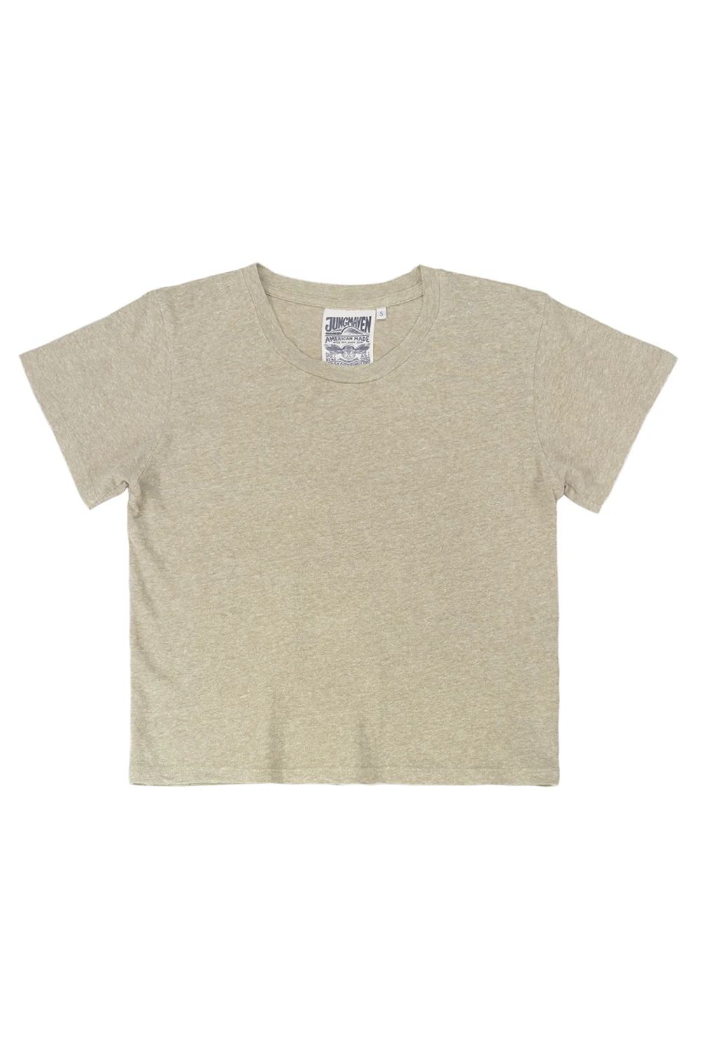 Heathered Cropped Lorel Tee - Image 5