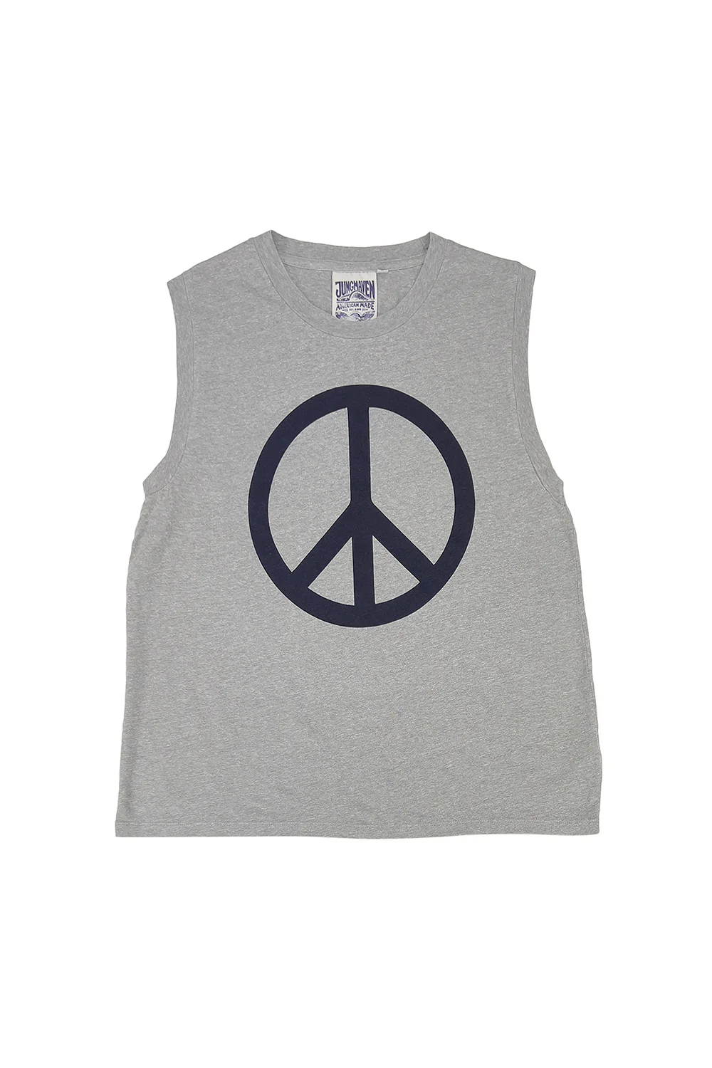Peace Heathered Malibu Muscle Tee - Image 2