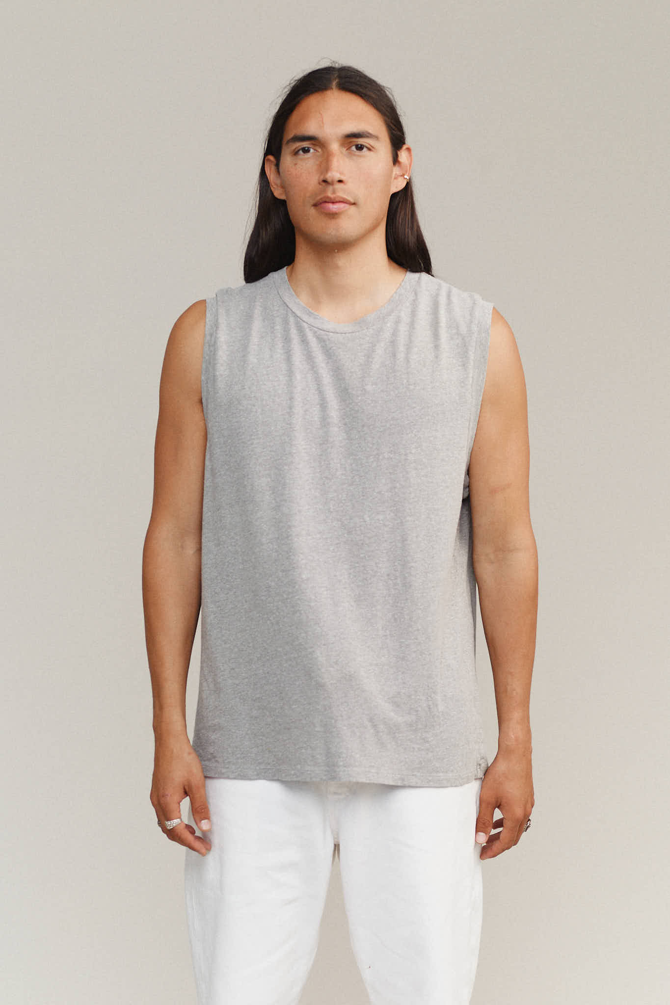 Heathered Malibu Muscle Tee - Image 3