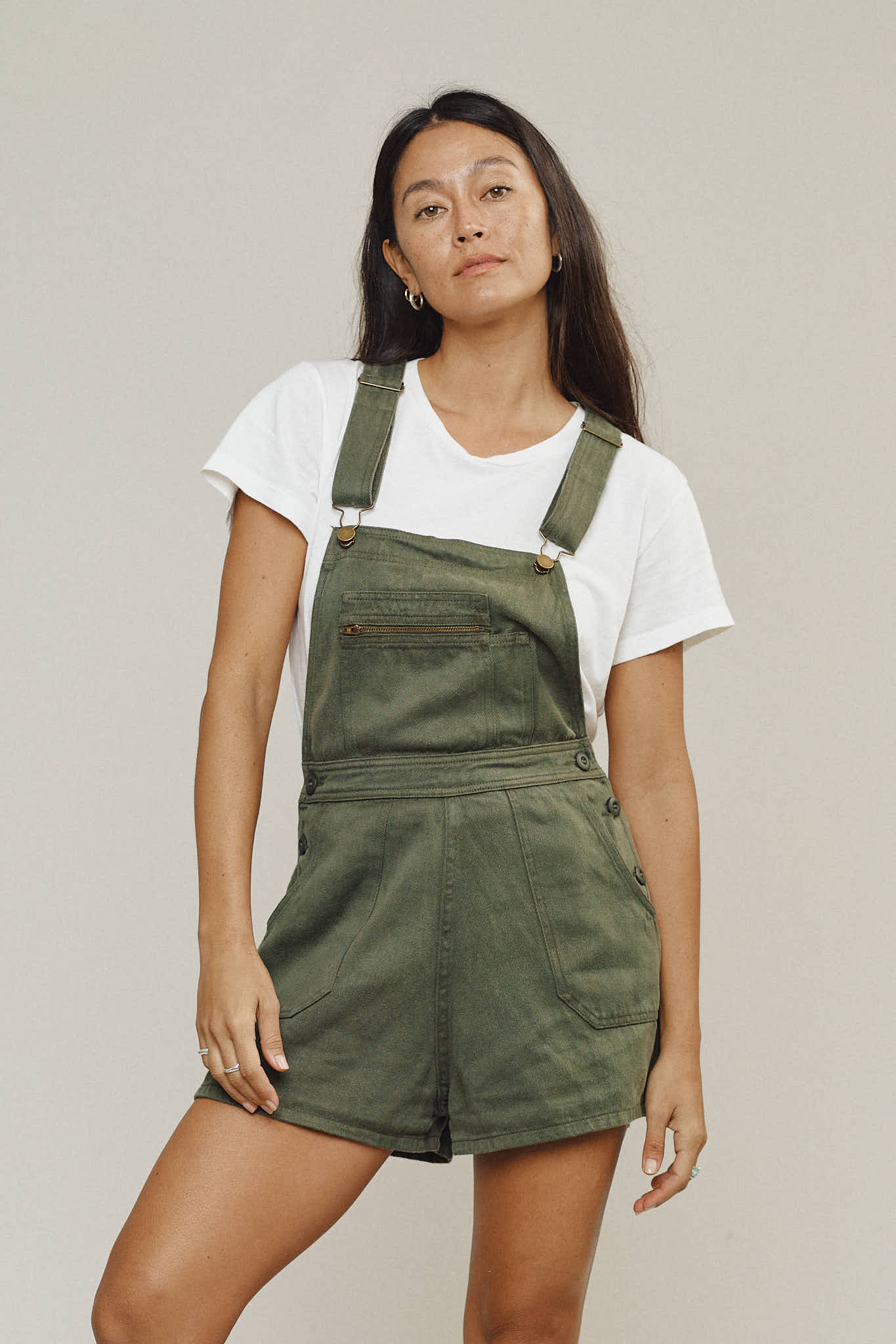 Alma Overall Twill Shorts
