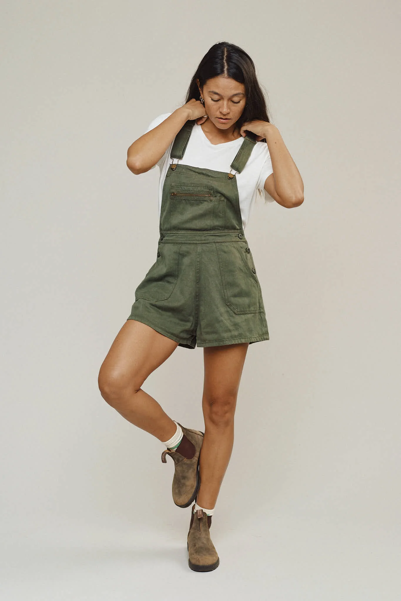 Alma Overall Twill Shorts - Image 3