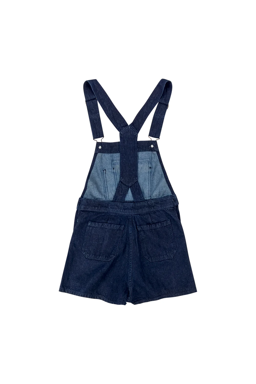 Alma Overall Denim Shorts - Image 14