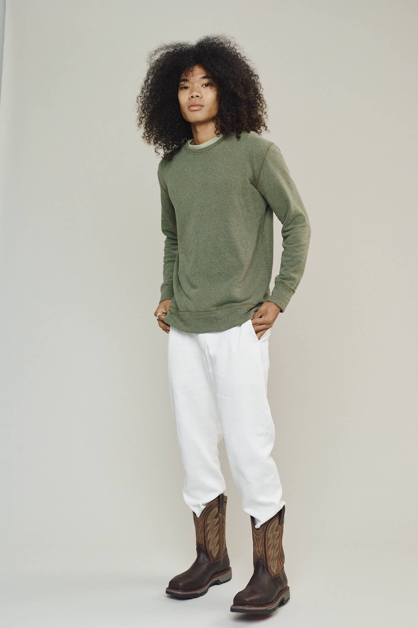 Heathered Fleece Tahoe Sweatshirt - Image 2