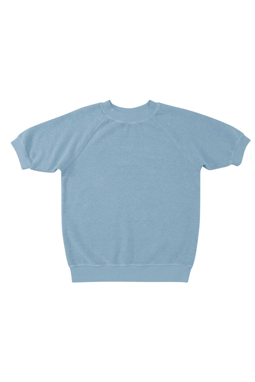 Heathered Short Sleeve Raglan Sherpa Sweatshirt - Image 4