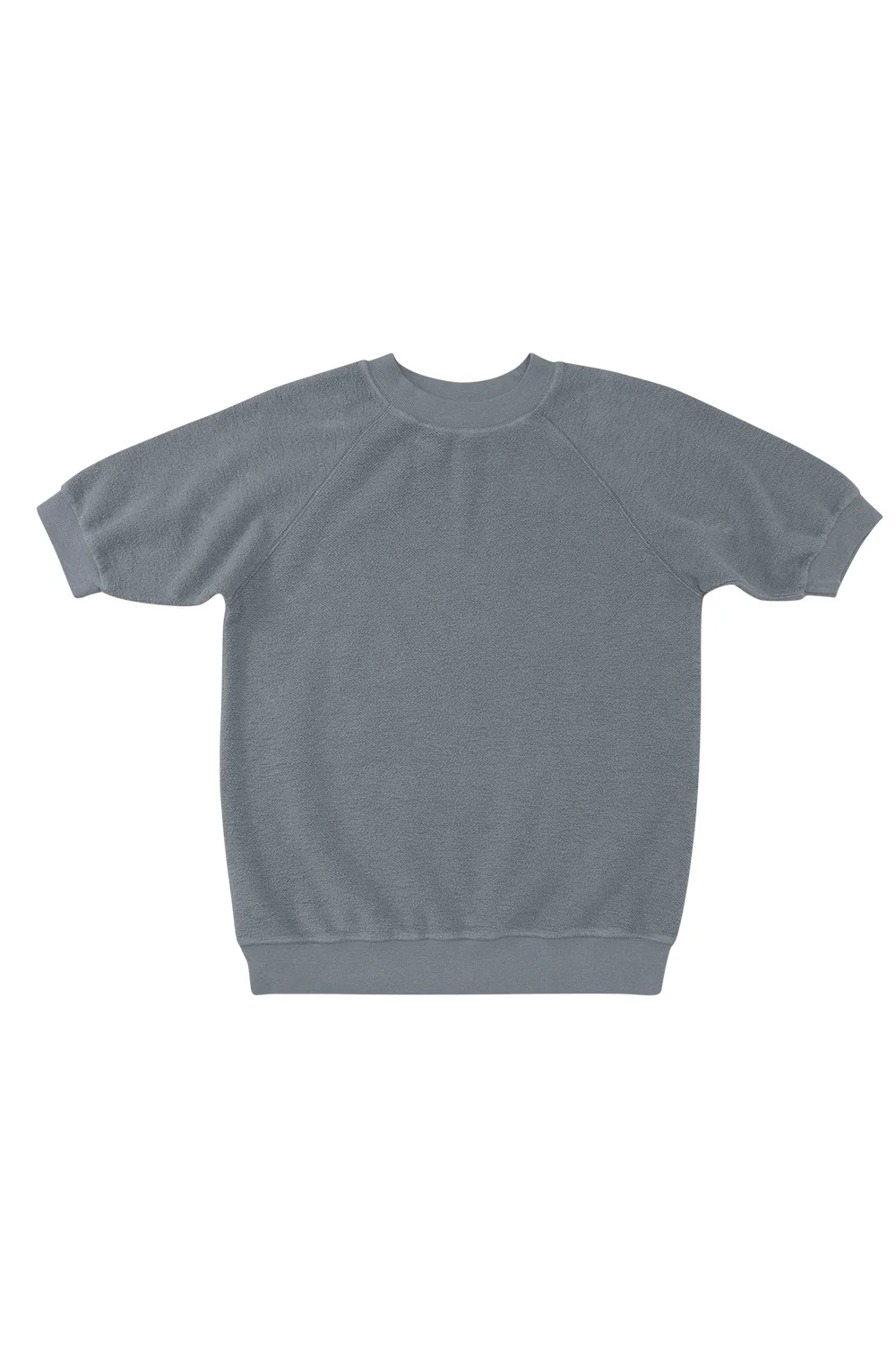 Heathered Short Sleeve Raglan Sherpa Sweatshirt - Image 6