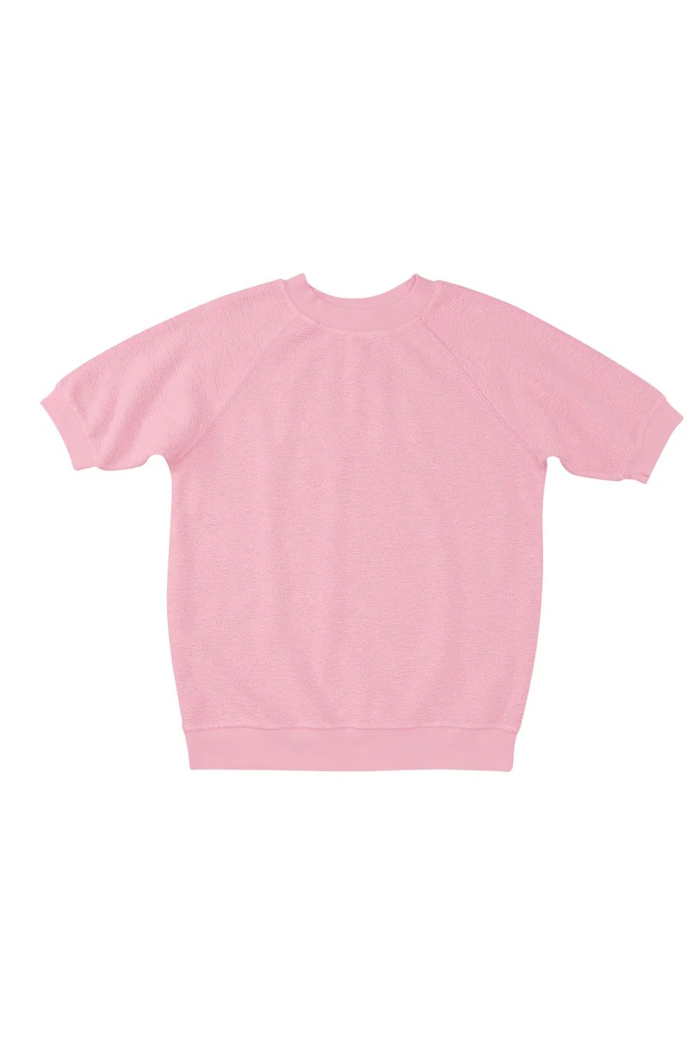 Heathered Short Sleeve Raglan Sherpa Sweatshirt - Image 8