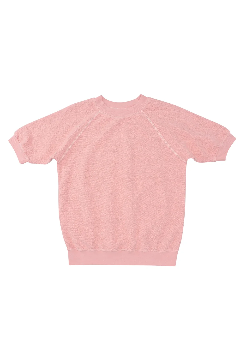Heathered Short Sleeve Raglan Sherpa Sweatshirt - Image 9