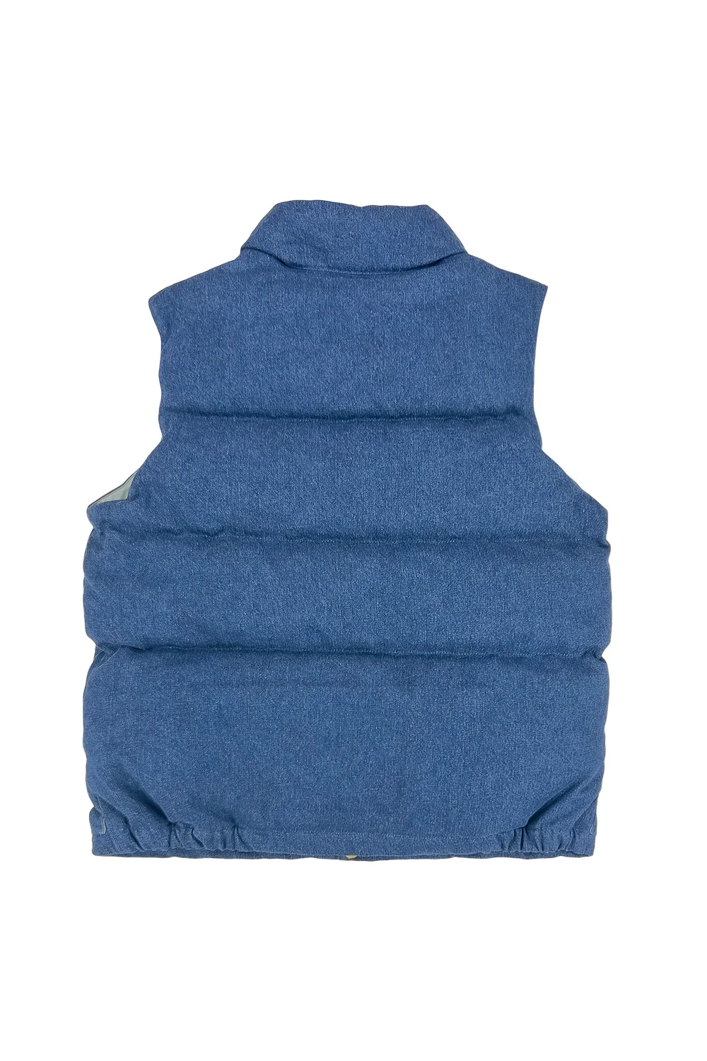 Hemp Denim Vest with Recycled Down - Image 8