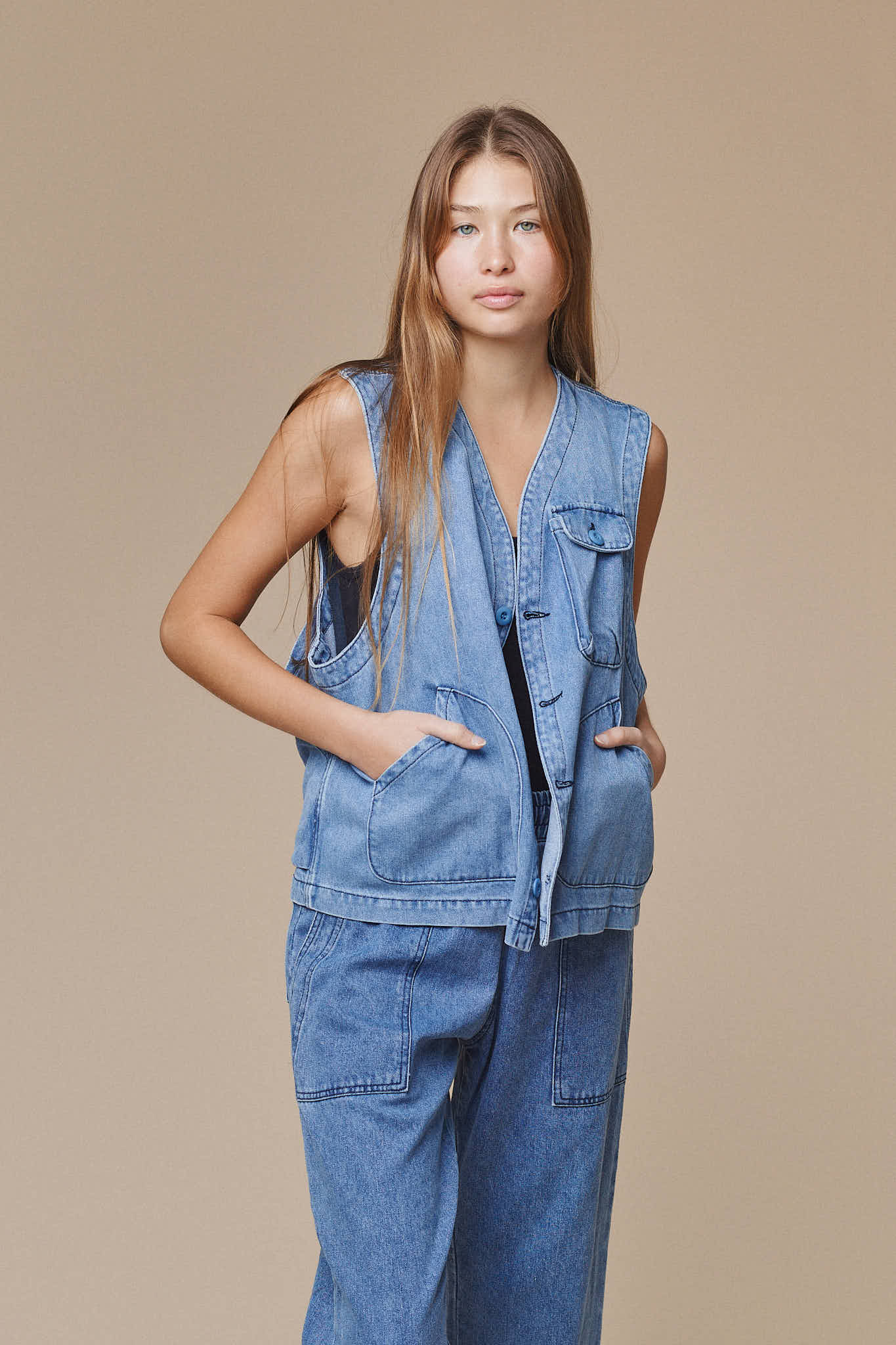 Denim Falcon Vest - Image 5